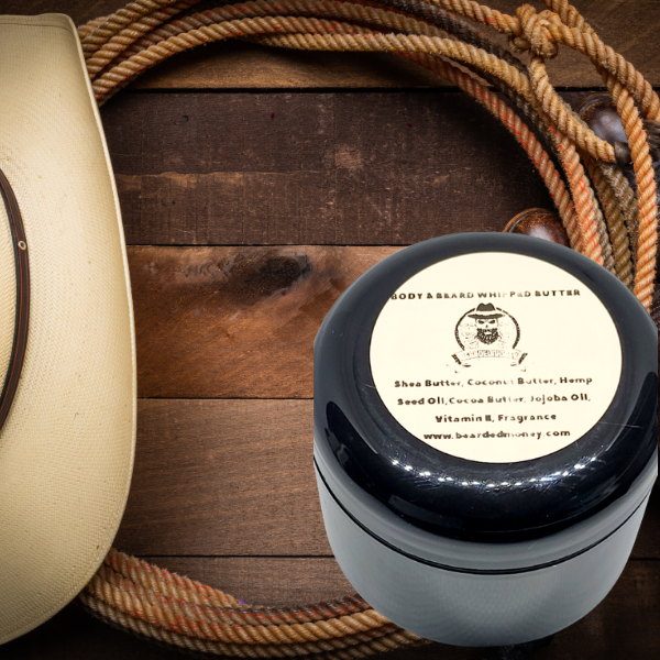 Whipped Luxury (Cedar Leather) Beard and Body Butter. This butter has a<span> classic, masculine scent with notes of woodsy, amber musk, and tonka bean</span>.