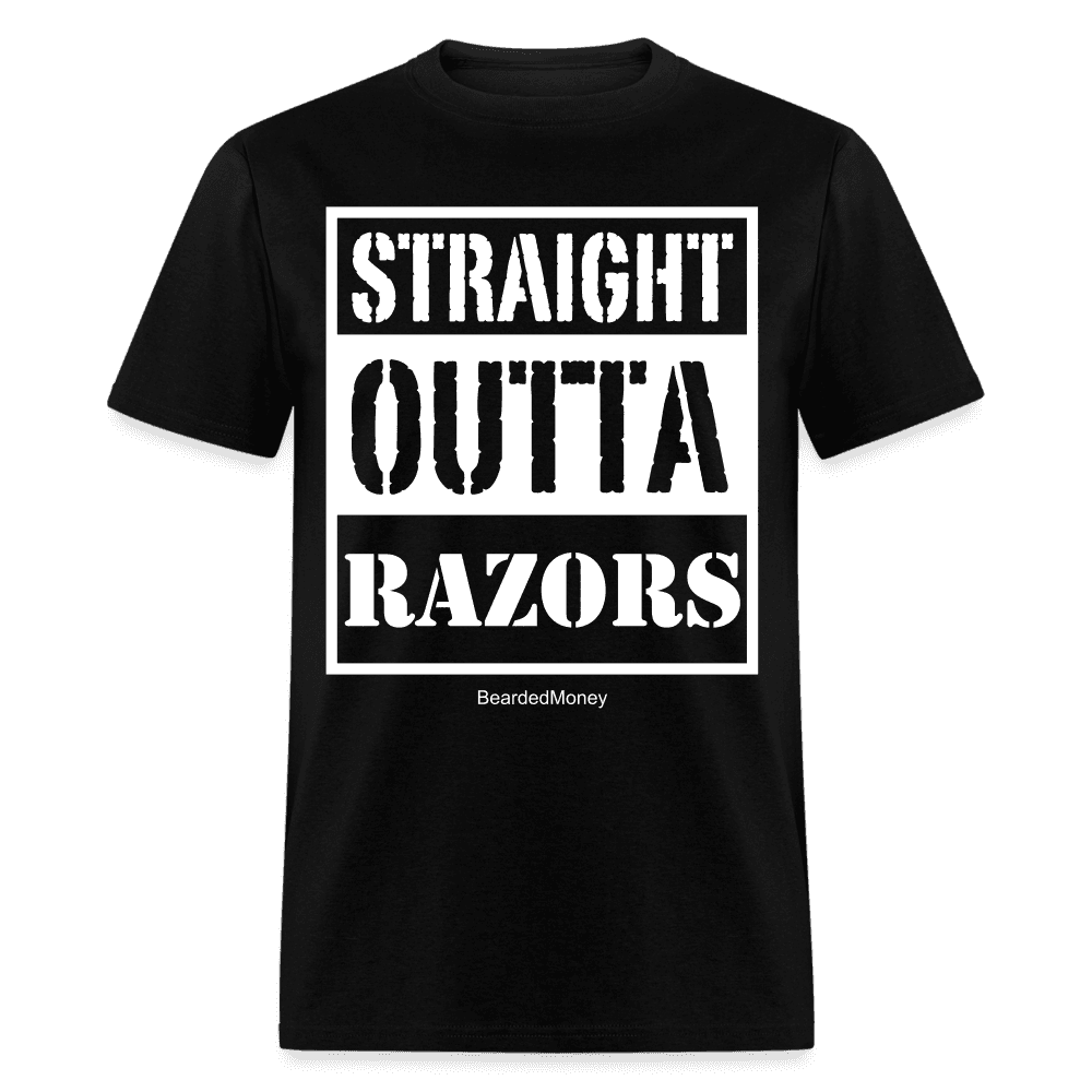 Straight Outta Razors - black