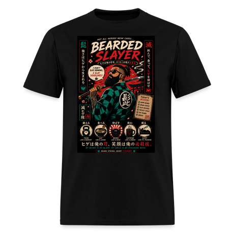 Bearded Slayer Men's T-Shirt - black