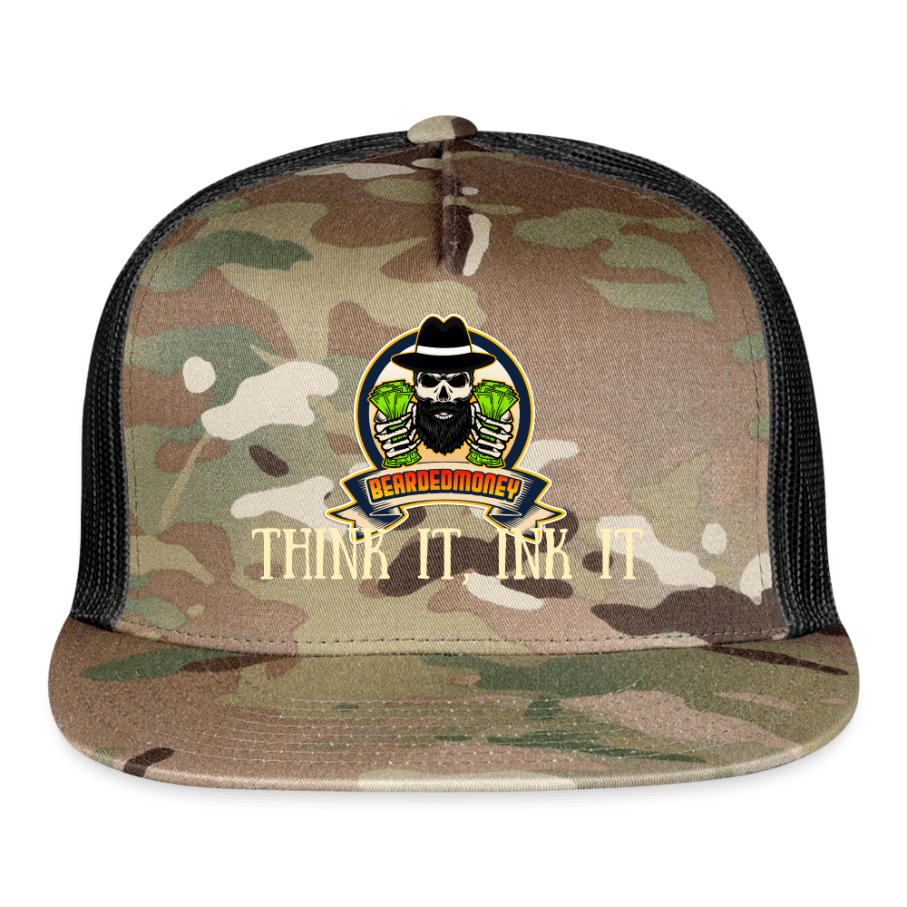 Think It, Ink It Trucker Hat - MultiCam\black