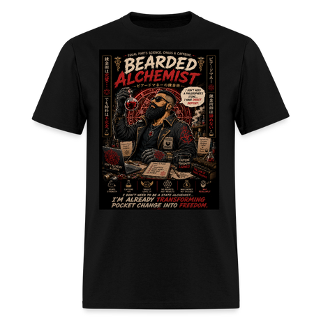 Bearded Alchemist Men's T-Shirt - black