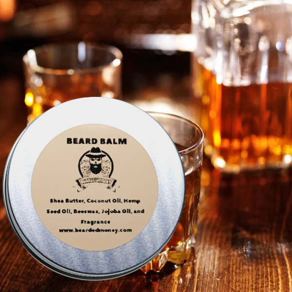 Devil's Cut Beard Balm ( Our Kentucky Bourbon Version) is smells fruity, woody, vanilla with musky like background.