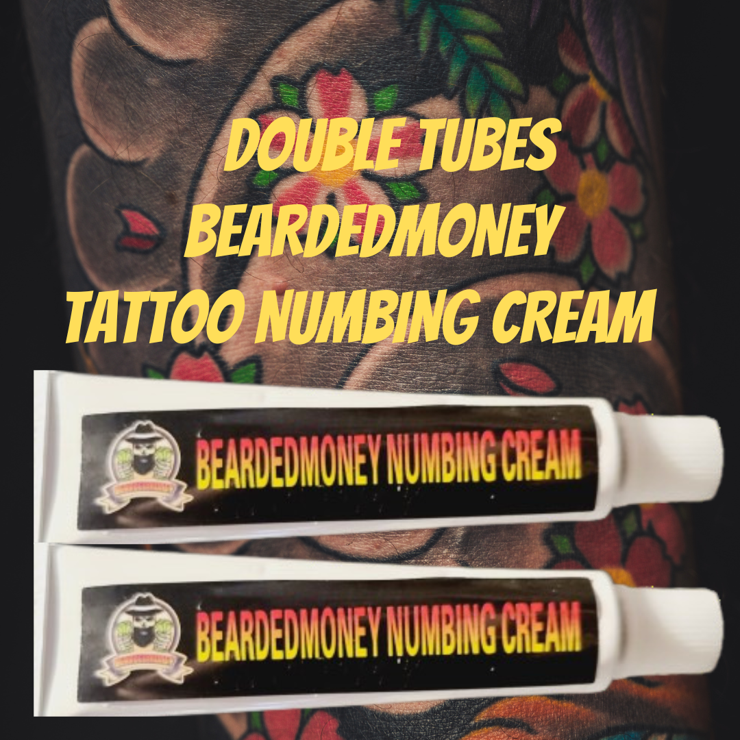 Double Tubes BeardedMoney Numbing Cream