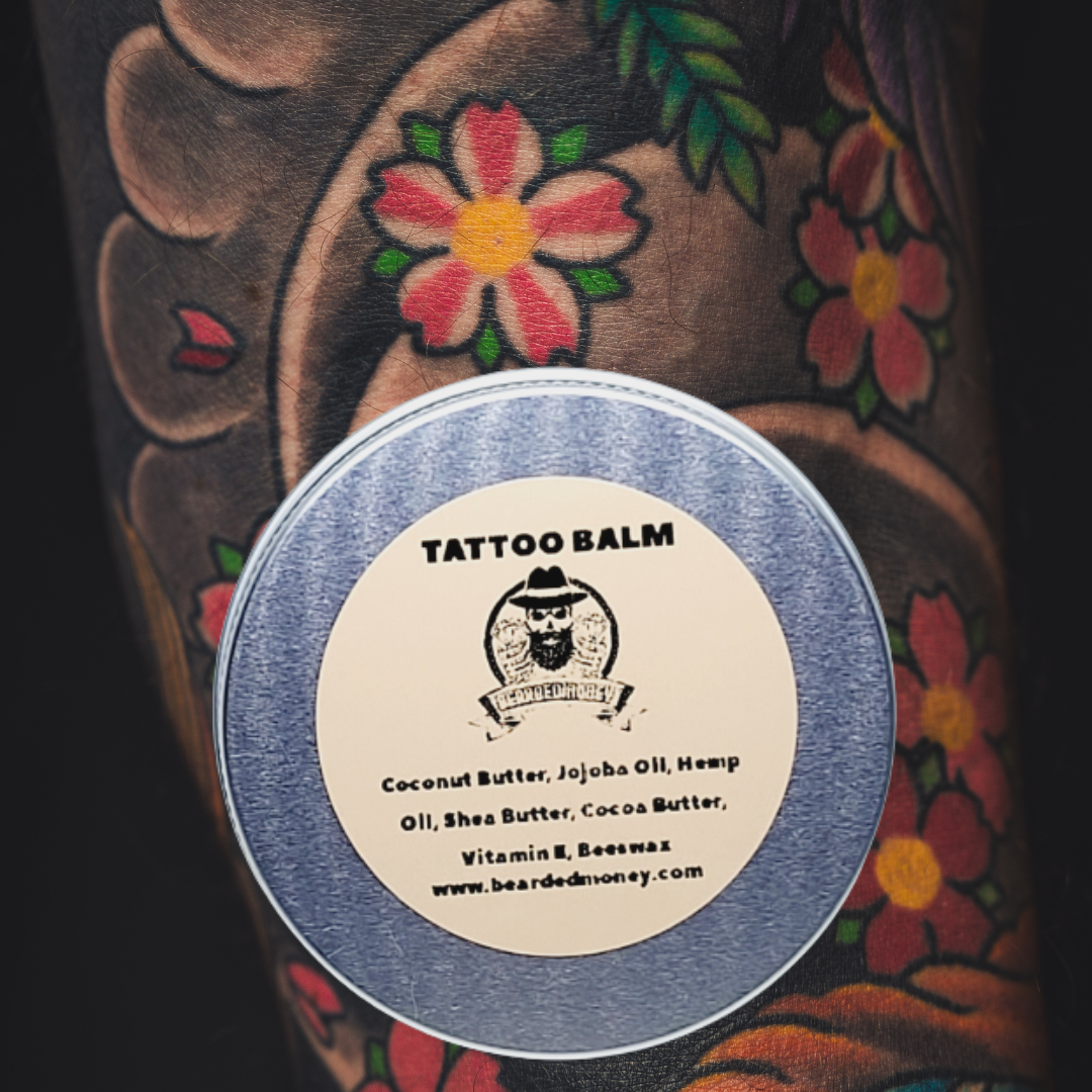 Natural Hemp Healing and Tattoo Balm (Læknir) with Vitamin E For Brightener & Moisturizer,