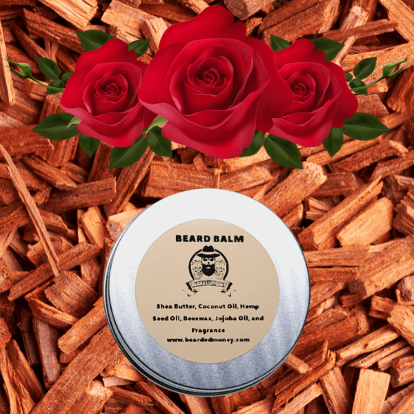 Sandalwood Rose Beard Balm has the combination of lush jasmine and velvety rose works wonderfully with the warm, woody sandalwood base to create a beautiful fragrance. A scent that made for a man but loved by women.