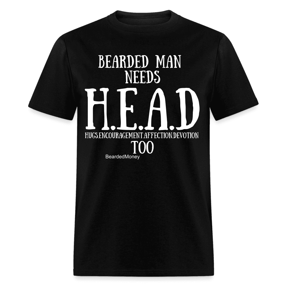 Bearded Man Needs Head too - black